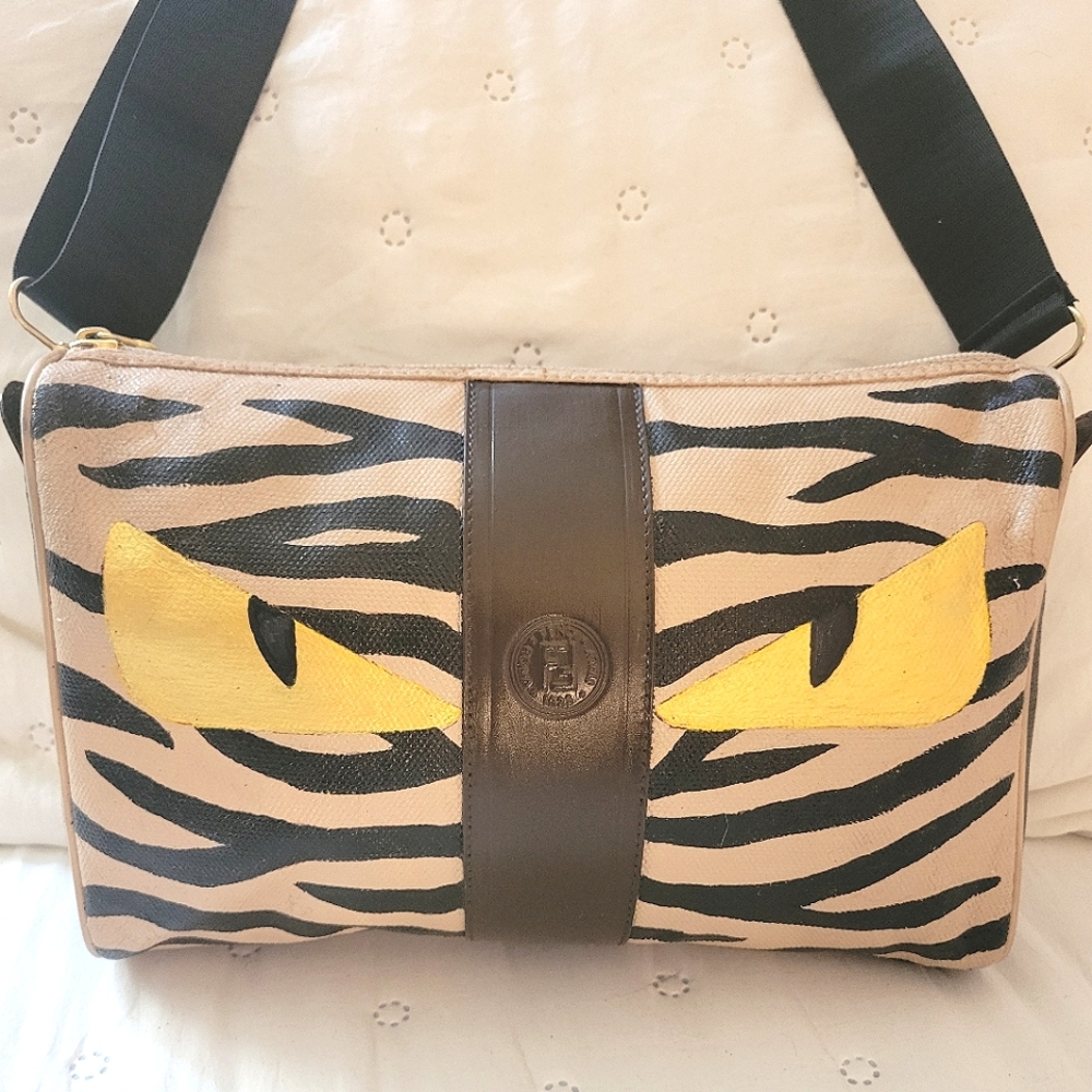 Authentic Vintage Fendi Crossbody Customized